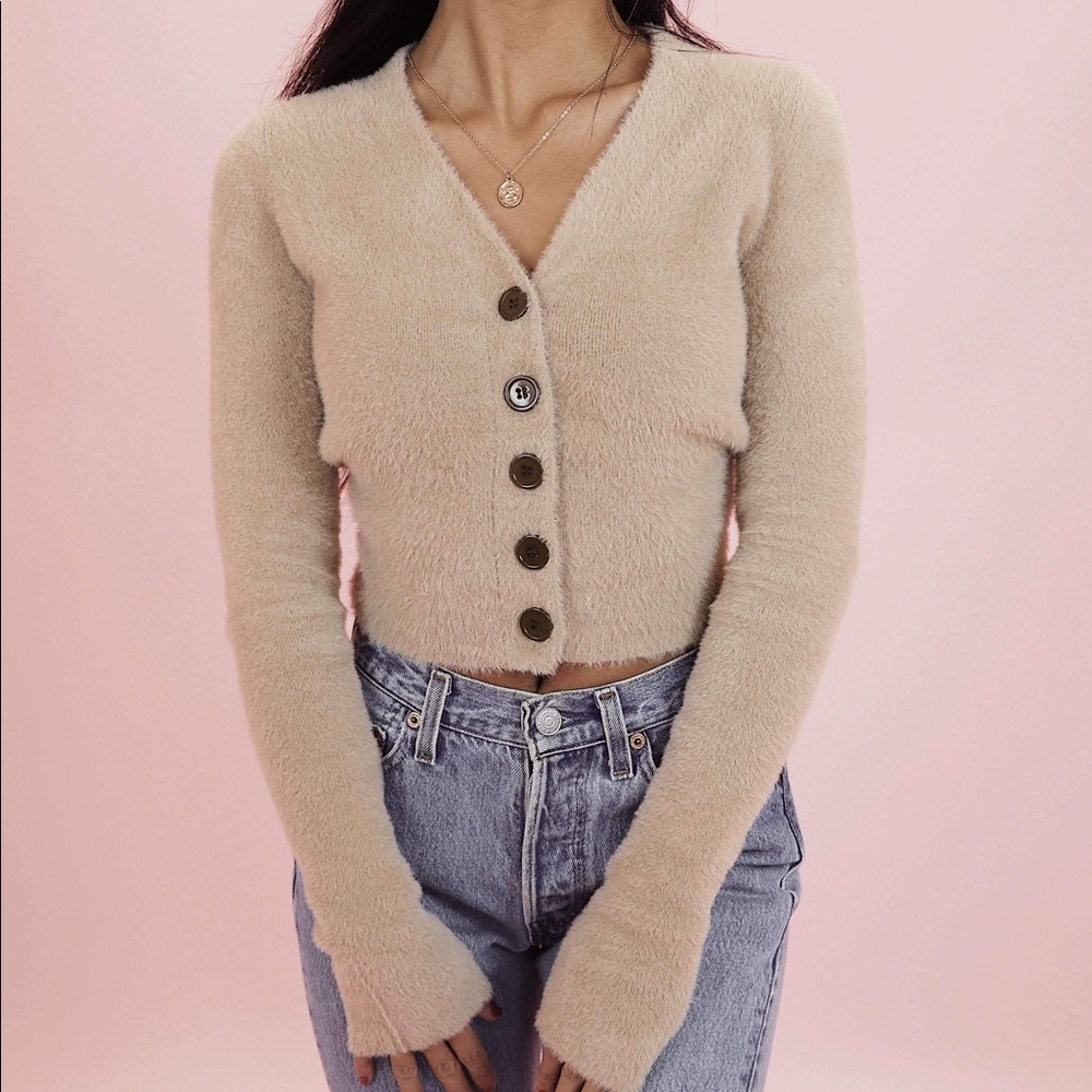 Cry Baby Tan Blair Cardigan
